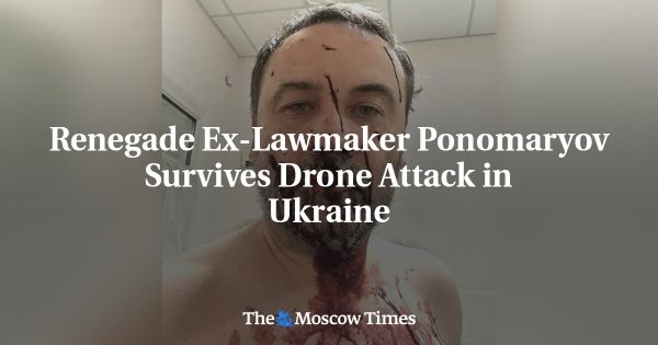 Renegade Ex-Lawmaker Ponomaryov Survives Drone Attack in Ukraine
