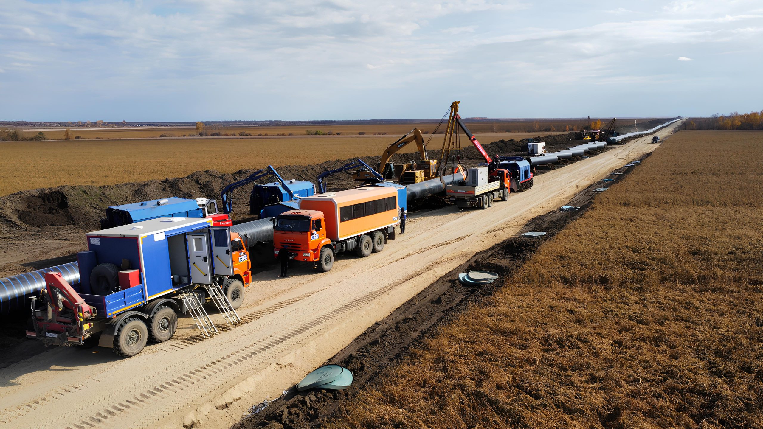 Construction of Belogorsk – Khabarovsk gas pipeline in Russian Far East going on schedule