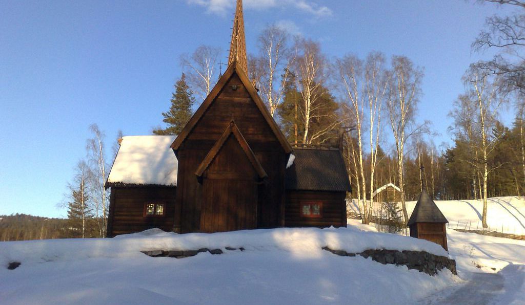 Stavkirke at Maihaugen in Lillehammer
