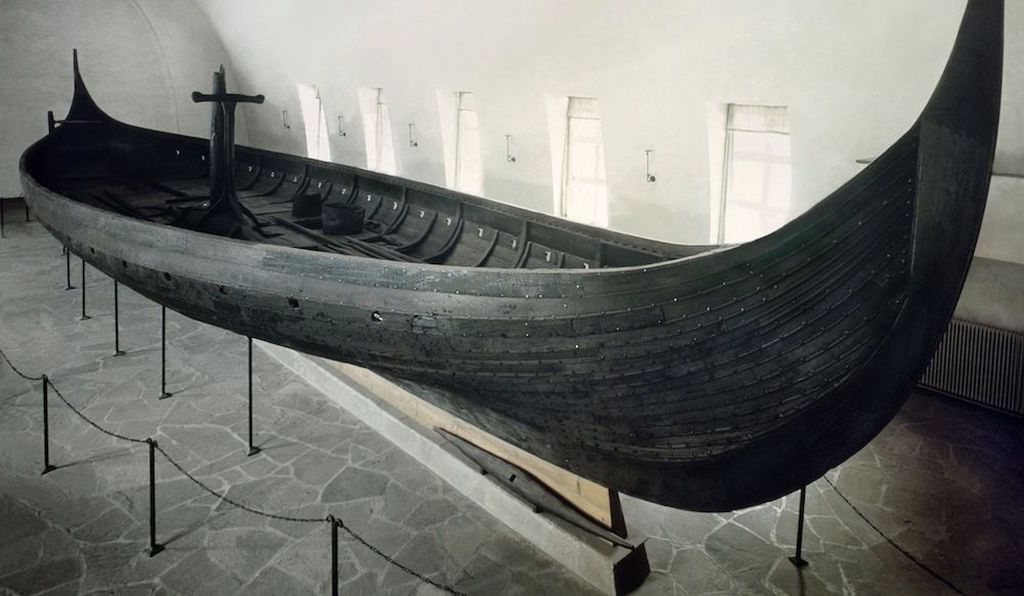 Gokstad ship at the Viking Ship Museum in Oslo