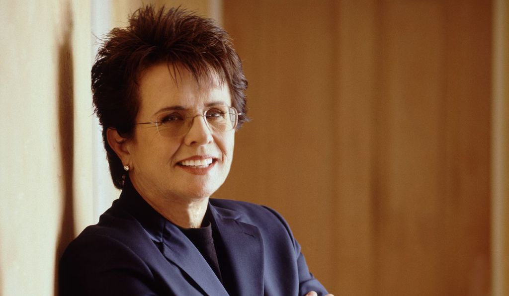 “I feel the true story is much more fascinating and Billie Jean King's (above, today) heroism is much more real,